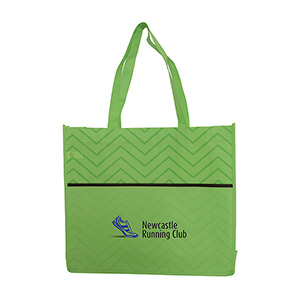 NW9649-C
	-TONAL NON WOVEN TOTE
	-Lime Green (Clearance Minimum 160 Units)